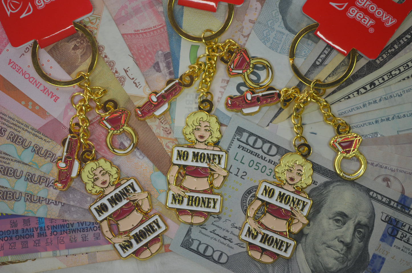 No Money No Honey Charm (1pcs)