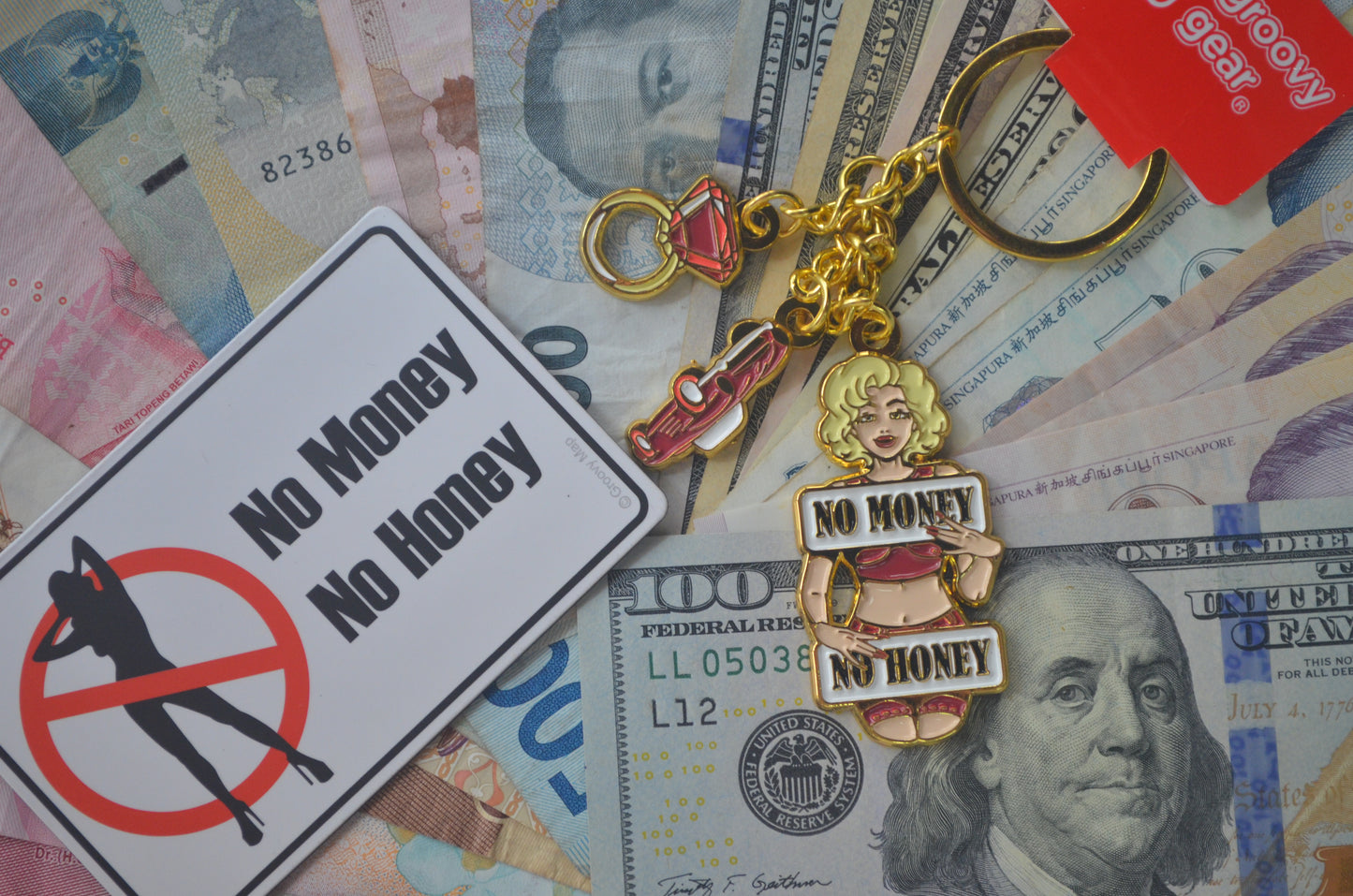 No Money No Honey Charm (1pcs)