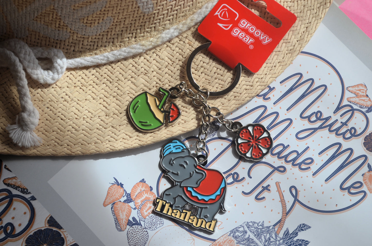 Elephant Coconut Charm(1pcs)